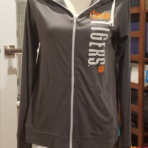 Clemson Tigers Lightweight Hooded Zip Up Jacket.  Size L